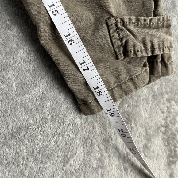 BUFFALO David Bitton Military Utility Jacket Women’s M Green Y2K Twilight Grunge - Picture 8 of 9